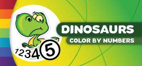 Color by Numbers — Dinosaurs