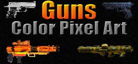 Guns Color Pixel Art