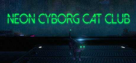 Neon Cyborg Cat Club