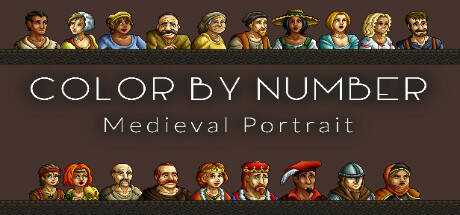 Color by Number — Medieval Portrait