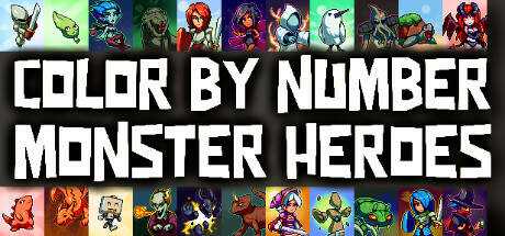 Color by Number — Monster Heroes