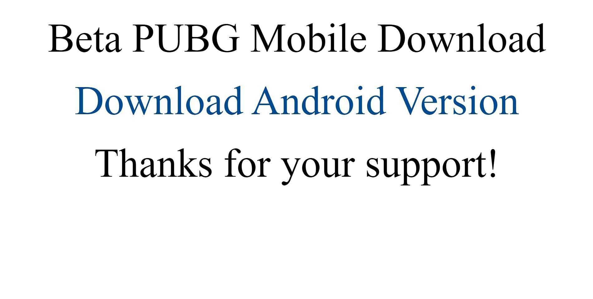 Click on the link in the center to begin the download (Image via PUBG Mobile)