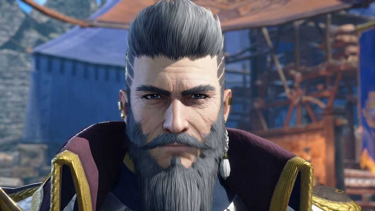 Admiral Galleus as he appears in-game (Image via Capcom)