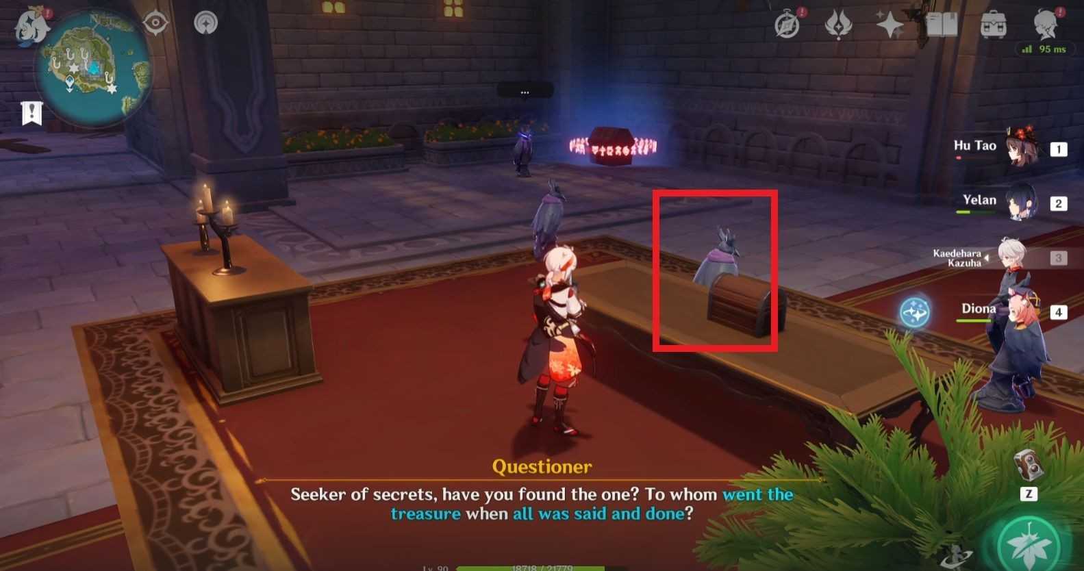 The Guard statue is the correct answer (Image via HoYoverse)