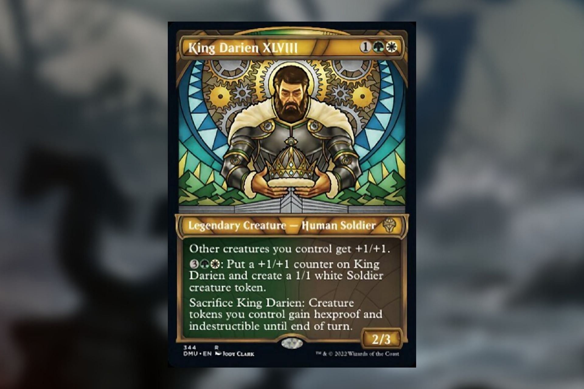 Magic: The Gathering&#039;s King Darion XLVIII brings power and stability to token creature decks (Image via Wizards of the Coast)