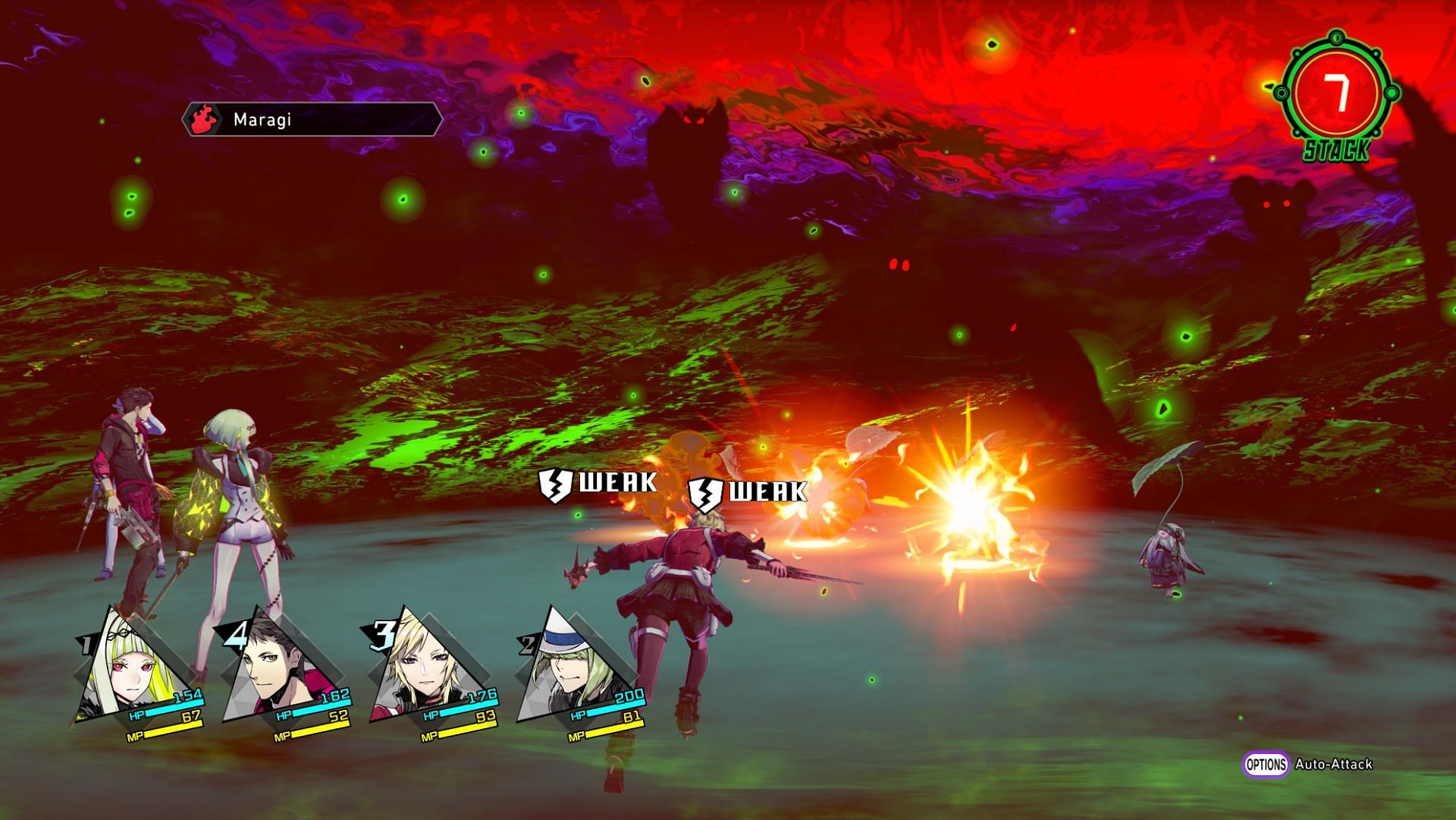 With a bit of work, the party can easily generate more than four stacks of Sabbath a turn (Image via Atlus)