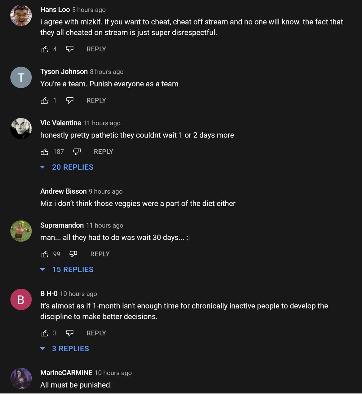 Fans in the YouTube comments section provide their take 1/2 (Images via OTKlips/YouTube)