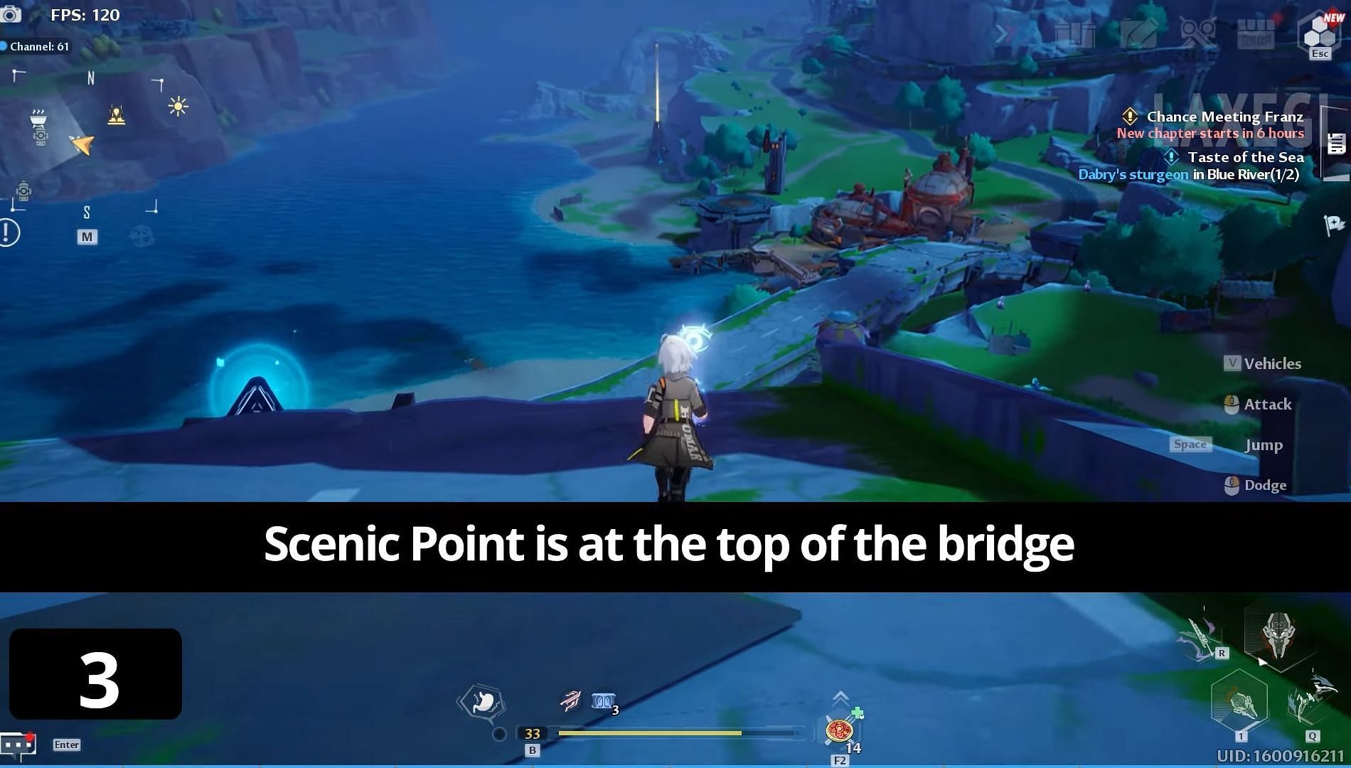 The third Scenic Point in Banges in Tower of Fantasy (Image via LAXEGI/YouTube)