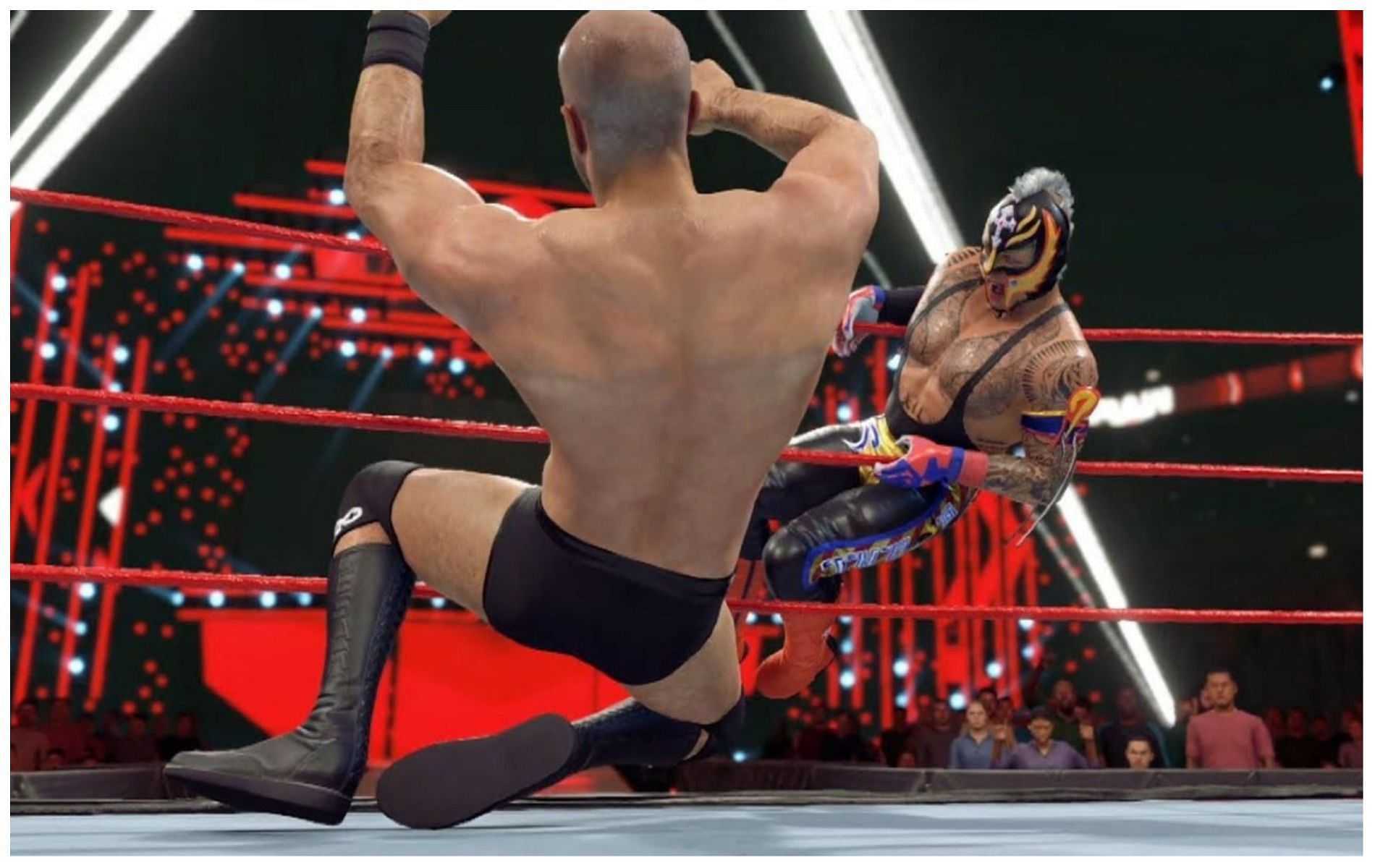 WWE 2K22 offers an updated roster and better graphics than ever (Image via 2K)