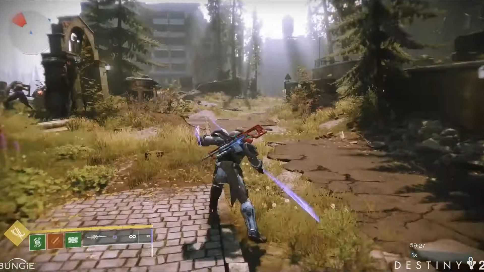 Footage from the leaked video on an employee&#039;s artstation account (Image via Destiny 2)