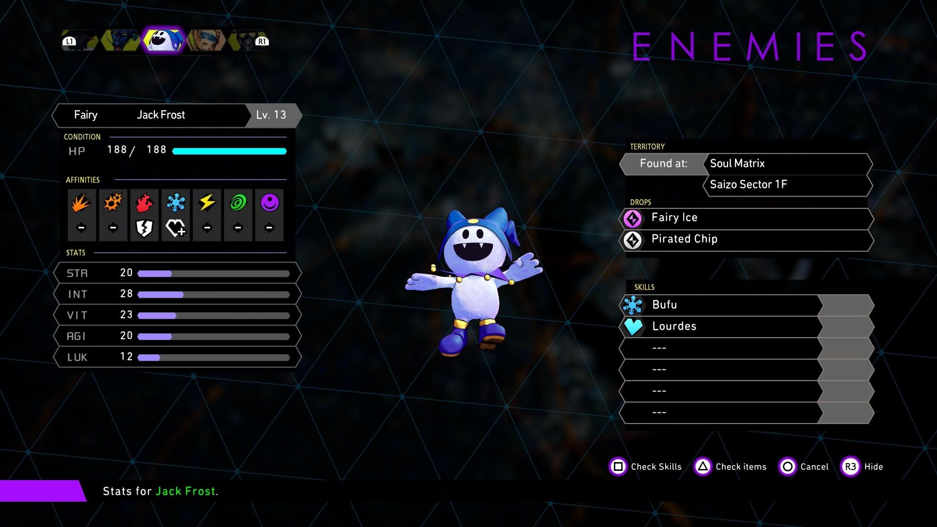 Hee ho! Jack Frost is great fun, and useful to have in the party (Image via Atlus)