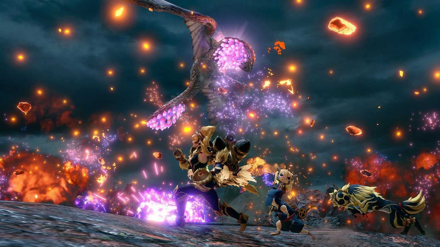 Beware its explosive scales (Image via Capcom)